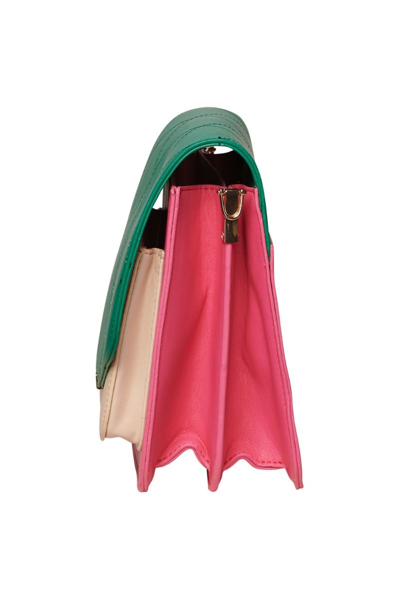 Noella - Taske - Blanca Multi Compartment Bag - Green/Pink/Nude 