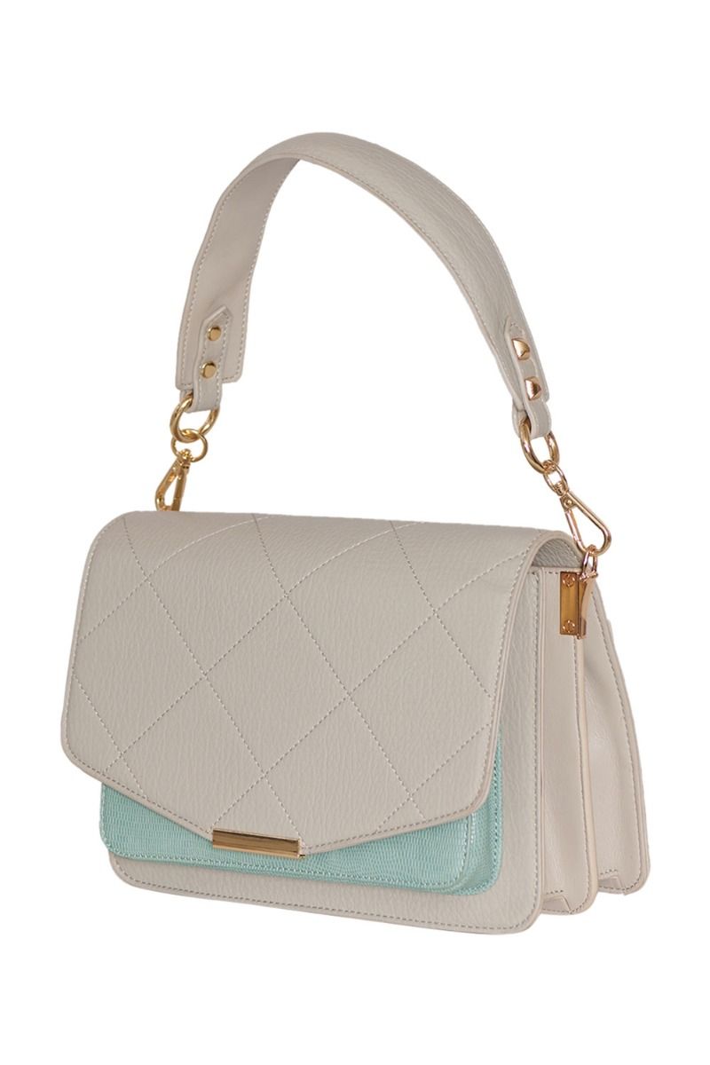 Noella - Taske - Blanca Multi Compartment Bag - Mint Lizard/Grey