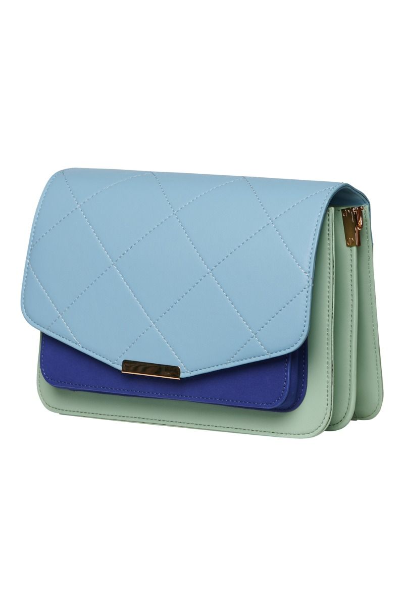 Noella - Taske - Blanca Multi Compartment Bag - Mint/Royal Blue