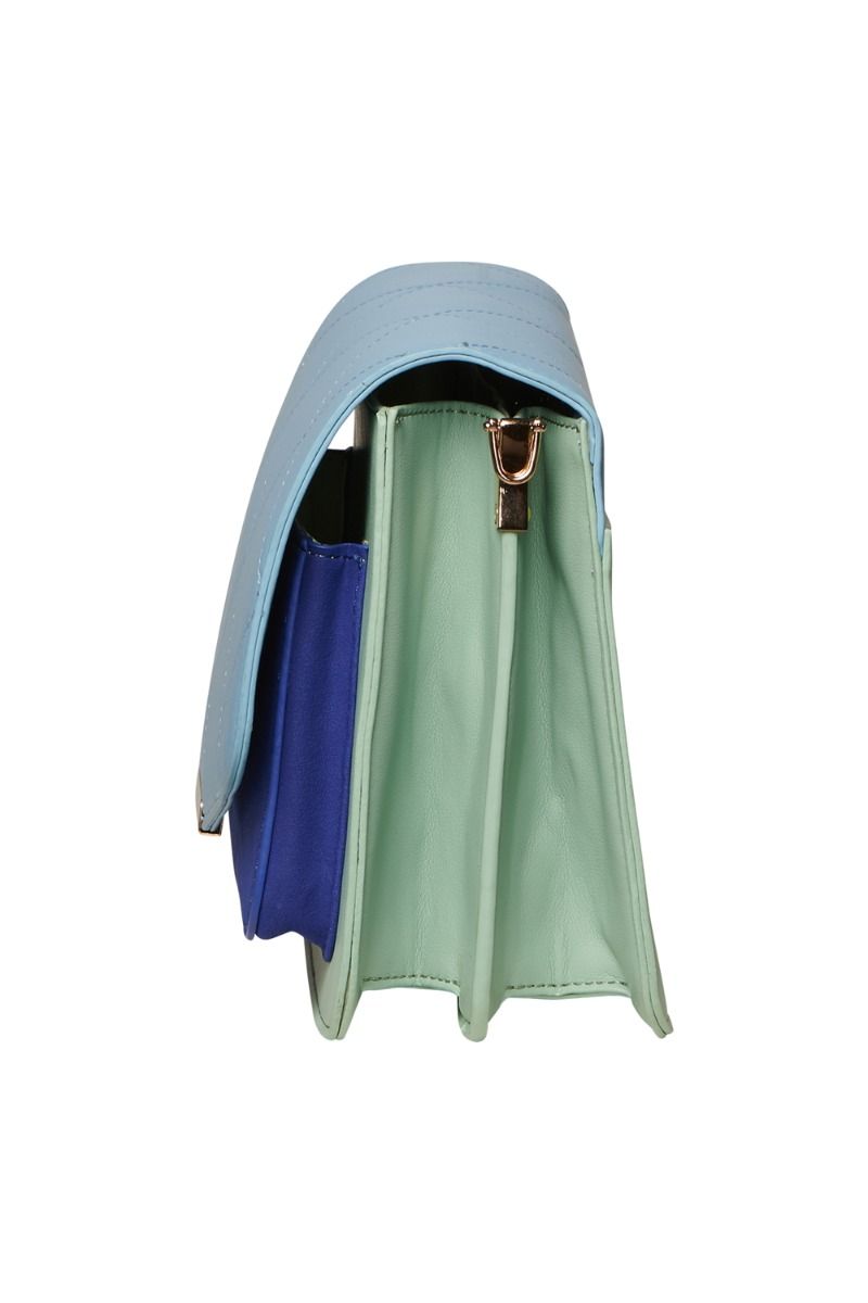 Noella - Taske - Blanca Multi Compartment Bag - Mint/Royal Blue