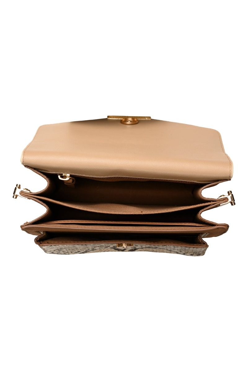 Noella - Taske - Blanca Multi Compartment Bag - Snake Camel Snake