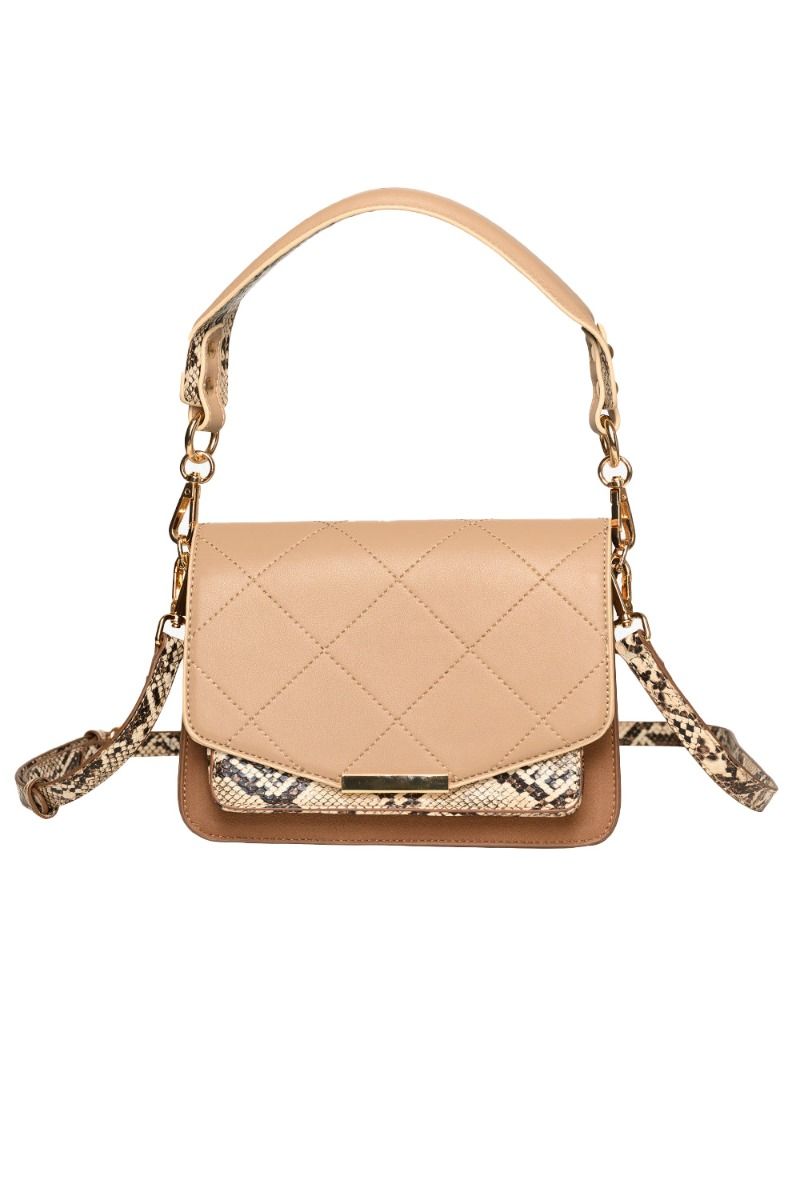 Noella - Taske - Blanca Multi Compartment Bag - Snake Camel Snake