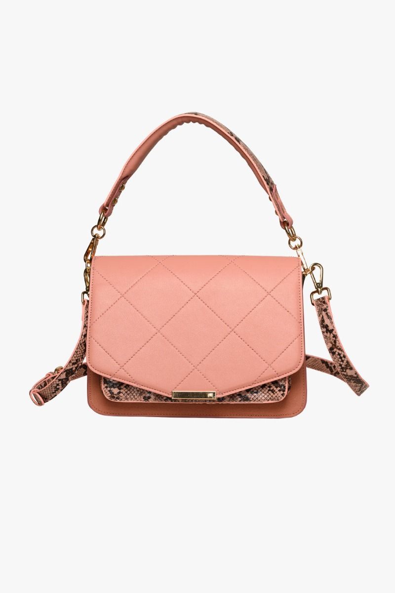 Noella - Taske - Blanca Multi Compartment Bag Snake - Rose Snake