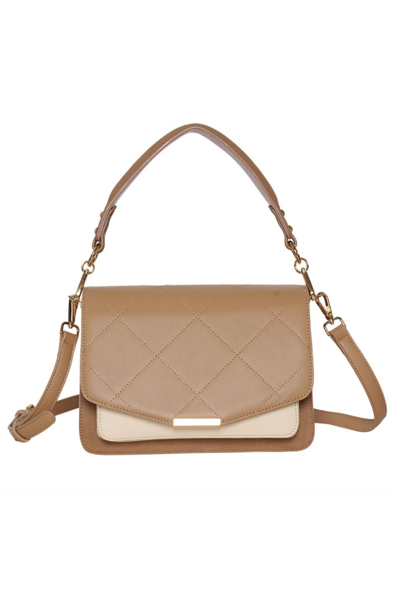 Noella - Taske - Blanca Multi Compartment Bag - Taupe/Offwhite/Rose Mix