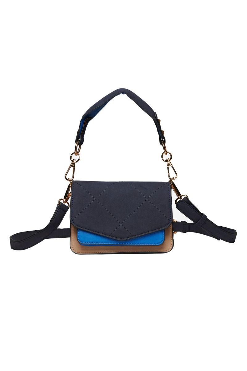 Noella - Taske - Blanca Multi Small Bag - Navy/sand/blue