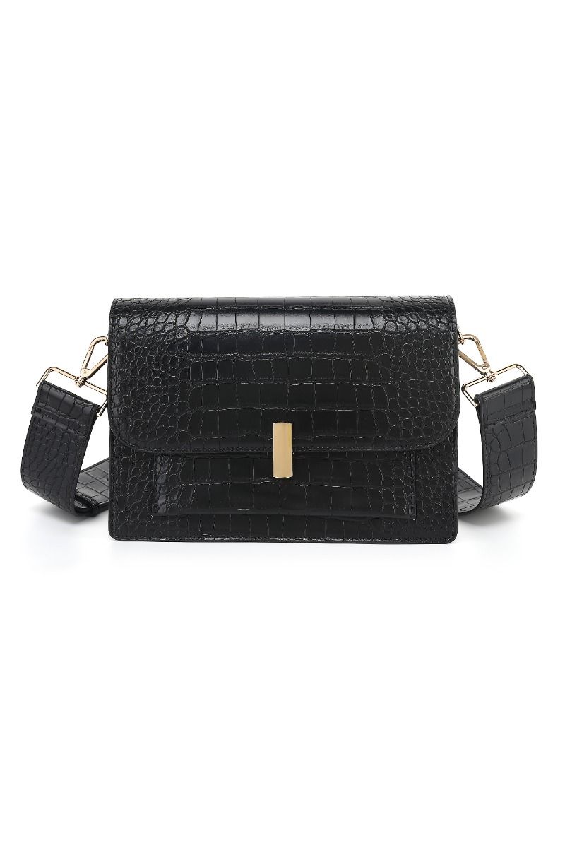 Noella - Taske - Gigi Bag - Black Croc