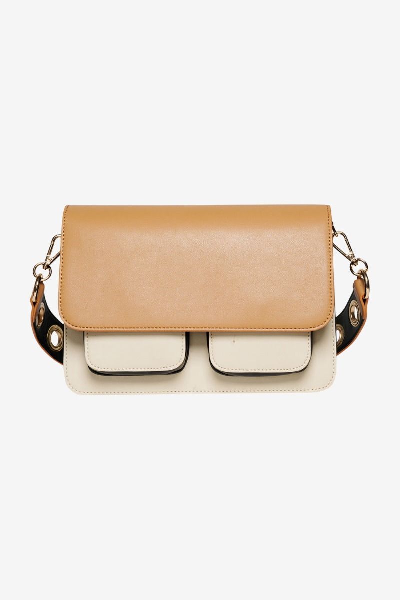 Noella - Taske - Isla Bag - Camel/Sand/Black