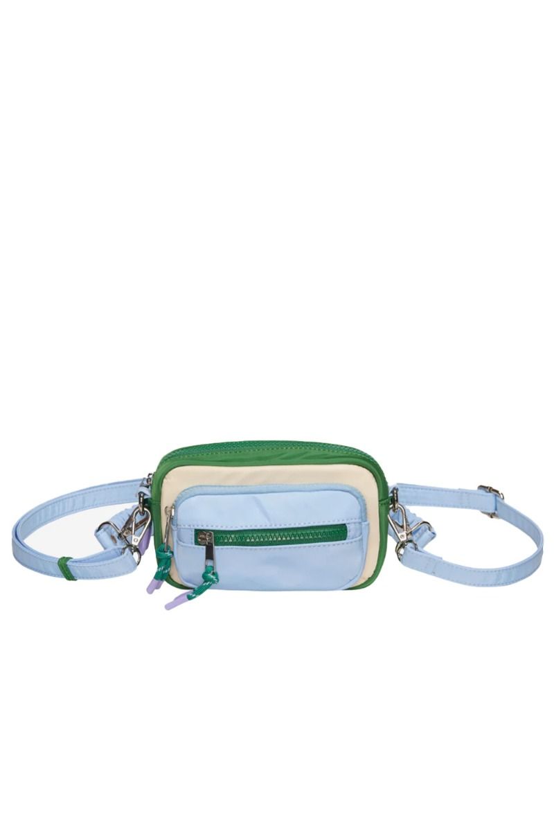 Noella - Taske - Madison Crossbody Bag - Green/cream/white/skyblue