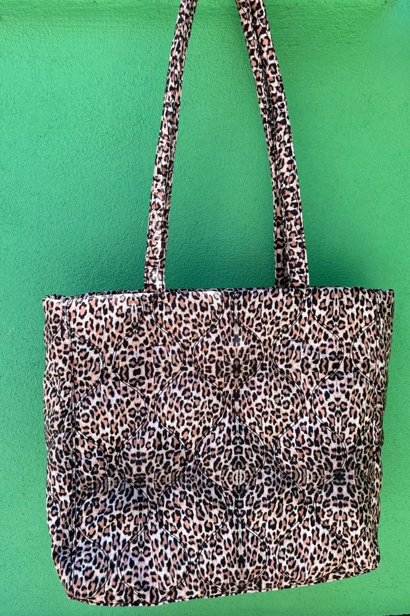 Noella - Taske - Sam Quilted Tote Bag - Leopard