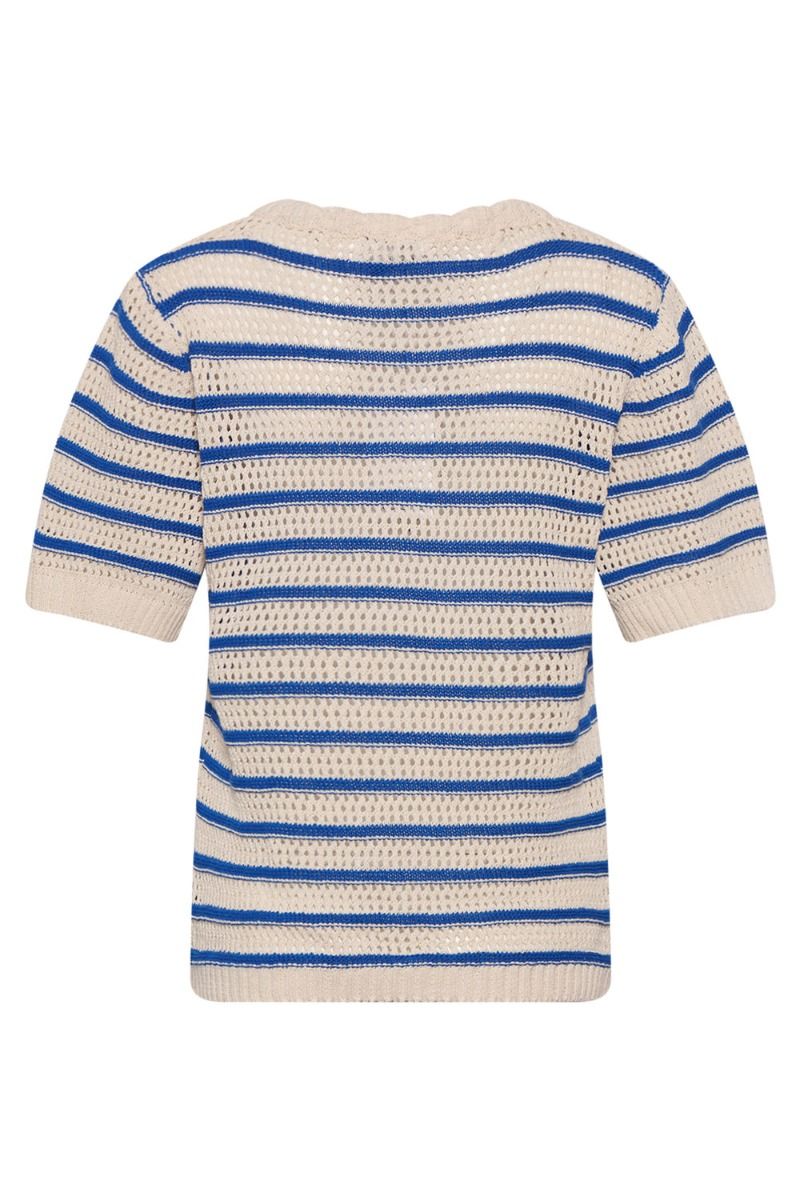 Noella - Top - Shay Knit Jumper - Blue Stripe