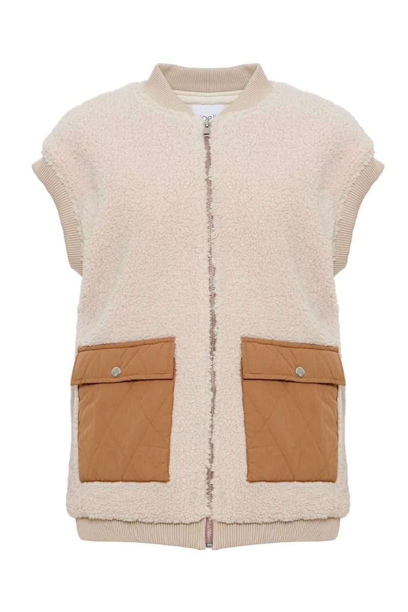 Noella - Vest - Effi Pile Vest - Camel/Sand Mix