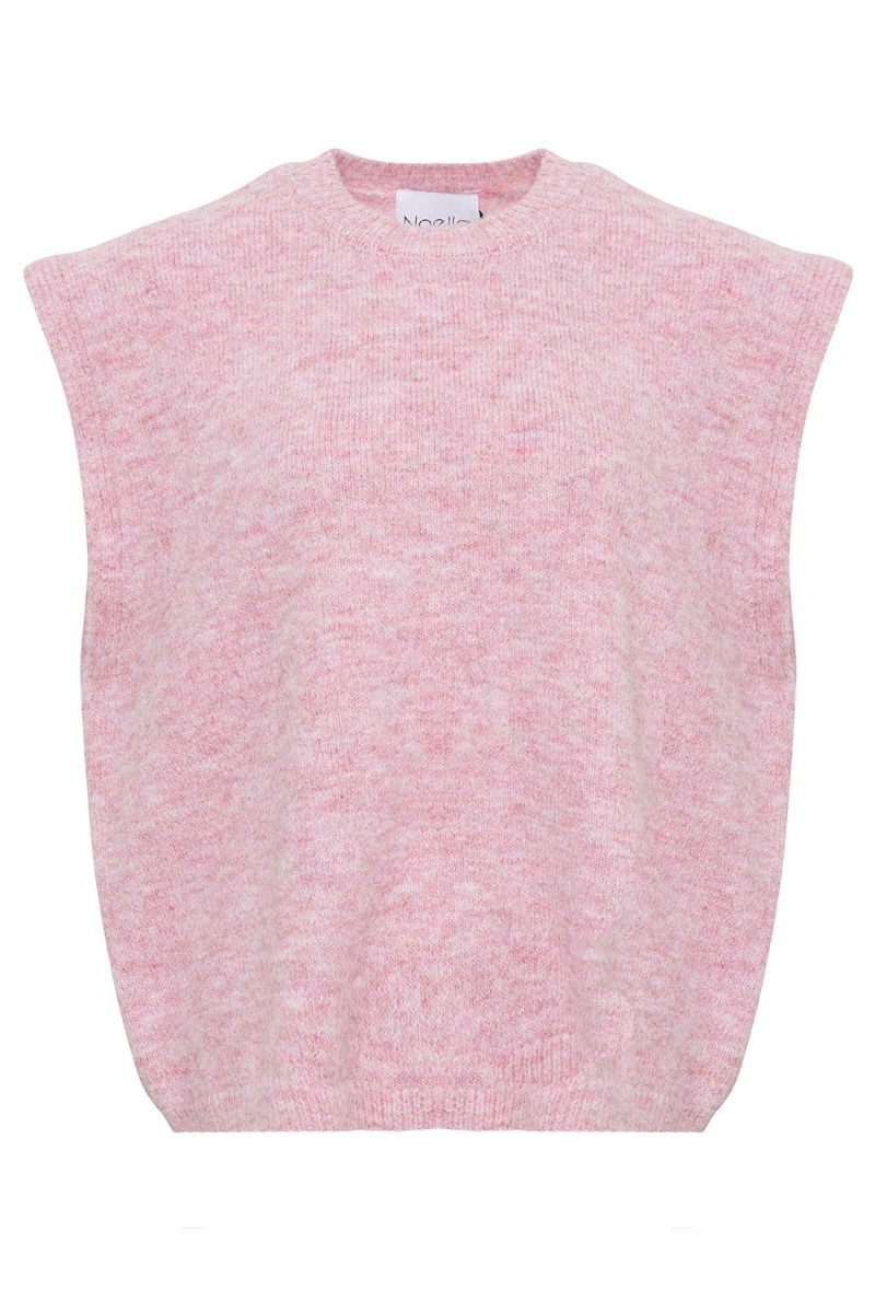 Noella - Vest - Frenchie Knit Vest - Rose Melange