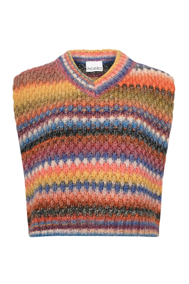 Noella - Vest - Gio Knit Vest - Multi Mix
