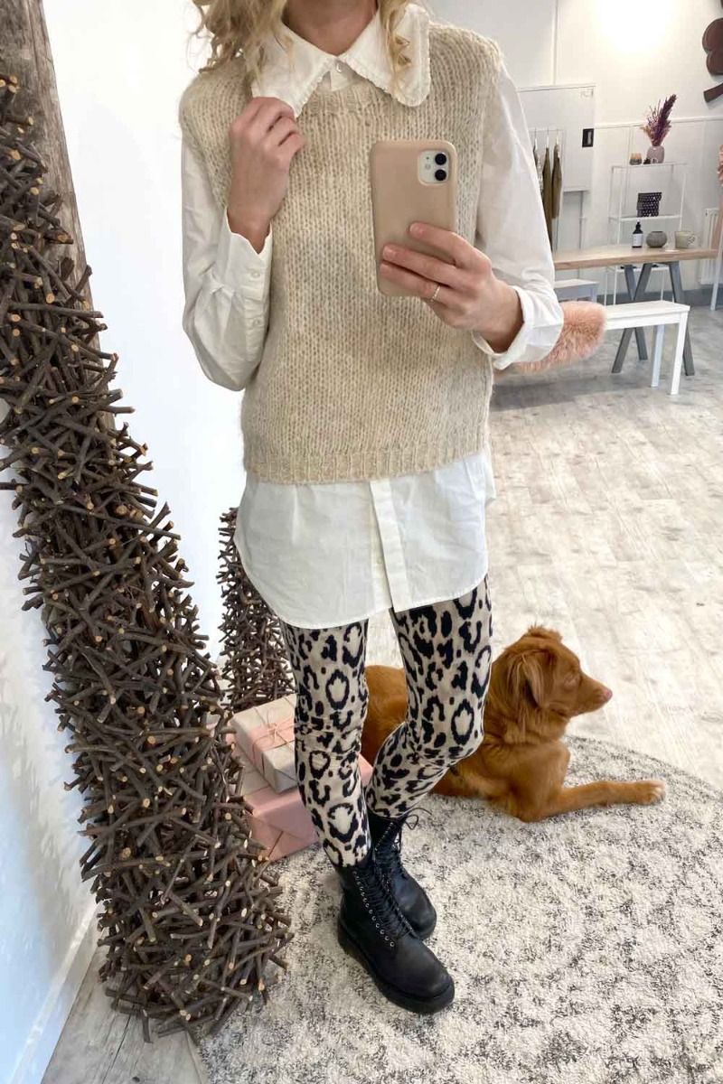 Noella - Vest - Kala Vest - Oatmeal