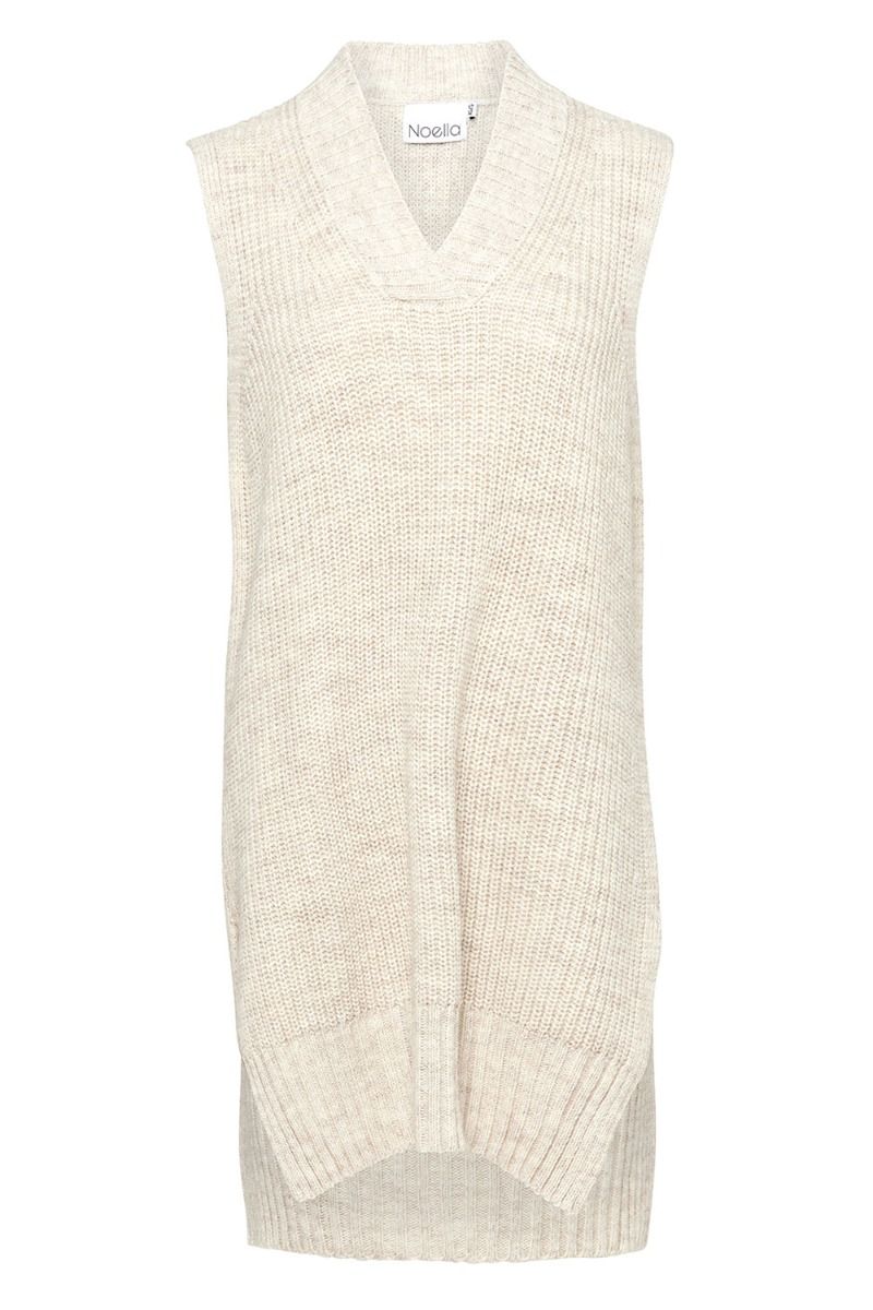 Noella - Vest - Louis Slipover V-neck - Oatmeal