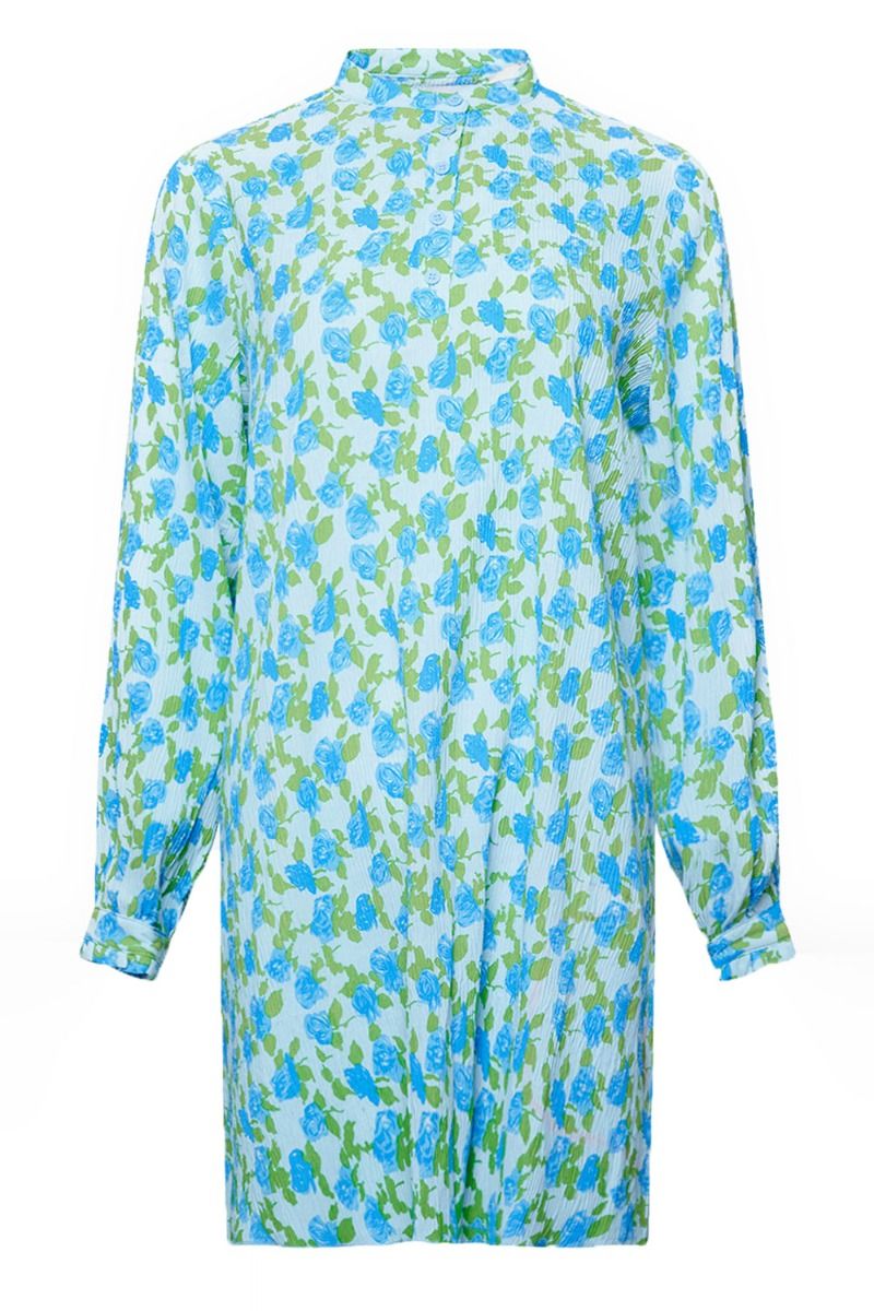 Noella - Kjole - Mae Short Dress - Blue Flower