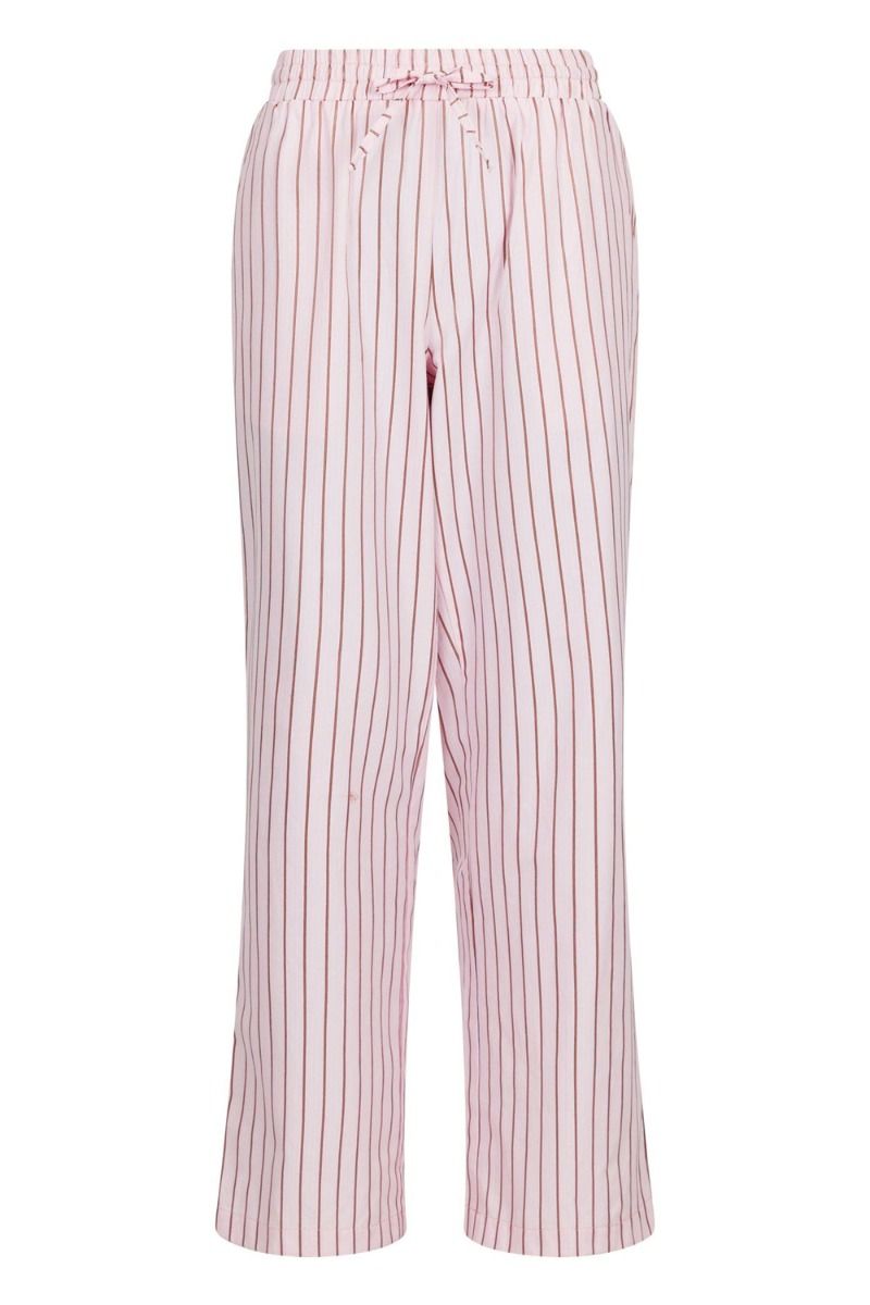 Neo Noir - Bukser - Sonar Multi Stripe Pants - Light Pink