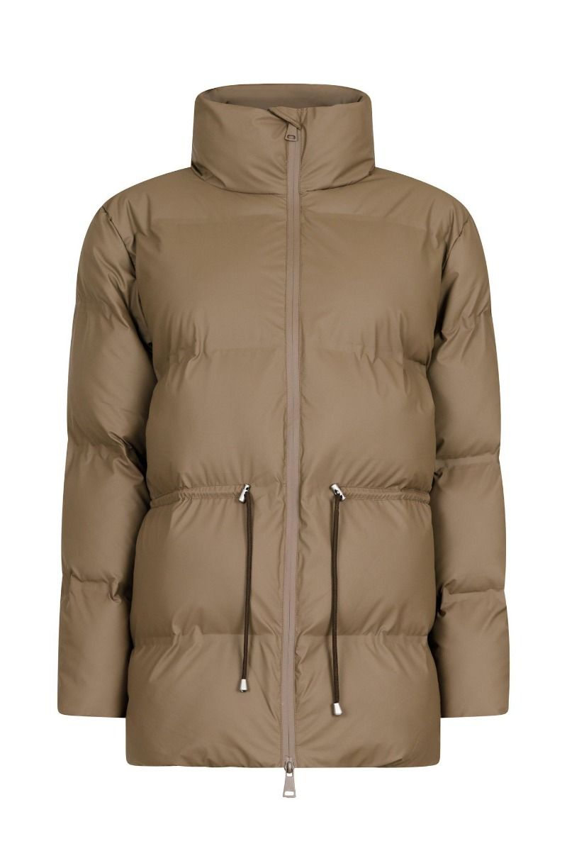 Neo Noir - Jakke - Mayra C Puffer Jacket - Dark Taupe