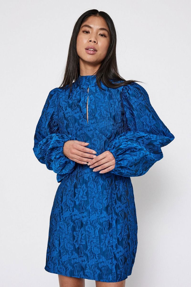 Norr - Kjole - Giya Short Dress - Royal Blue
