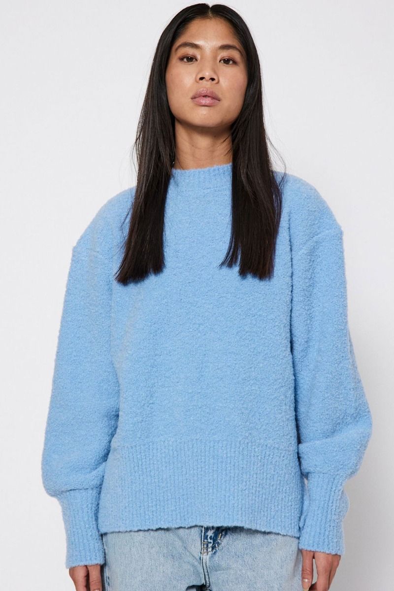 Norr - Strik - Vica Knit Top - Light Blue