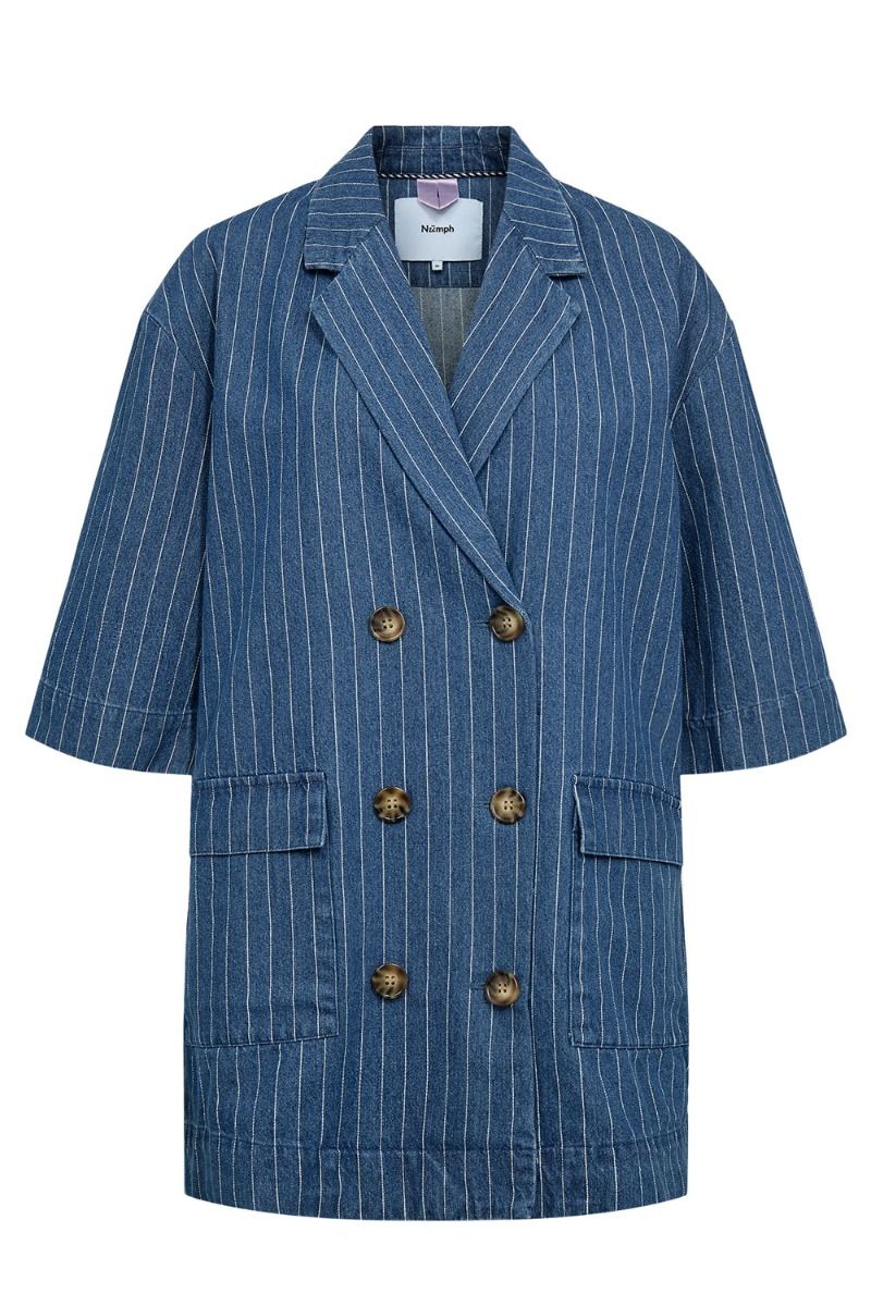 Nümph - Blazer - Nuenitta Blazer - Medium Blue Denim