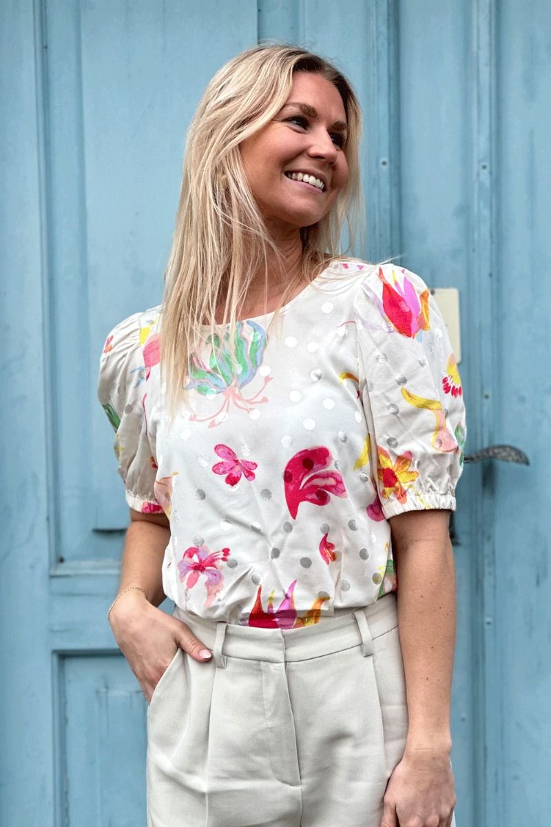 Nümph - Bluse - Numoira SS Shirt - Pristine