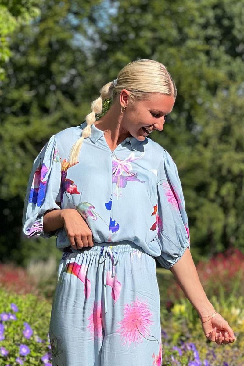 Nümph - Bluse - Nurita Shirt - Blue Fog