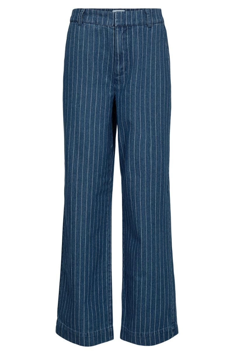 Nümph - Bukser - Nuenitta Pants - Medium Blue Denim