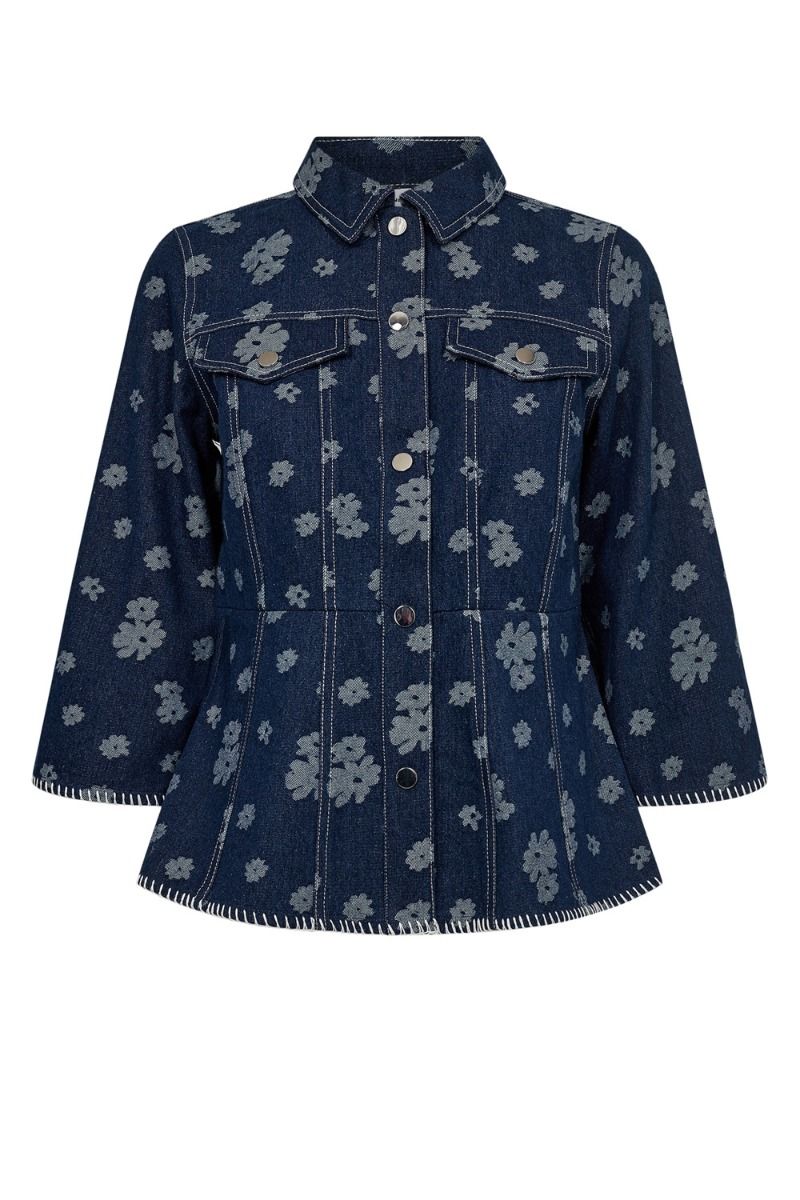 Nümph - Jakke - Nuezra Jacket - Medium Blue Denim