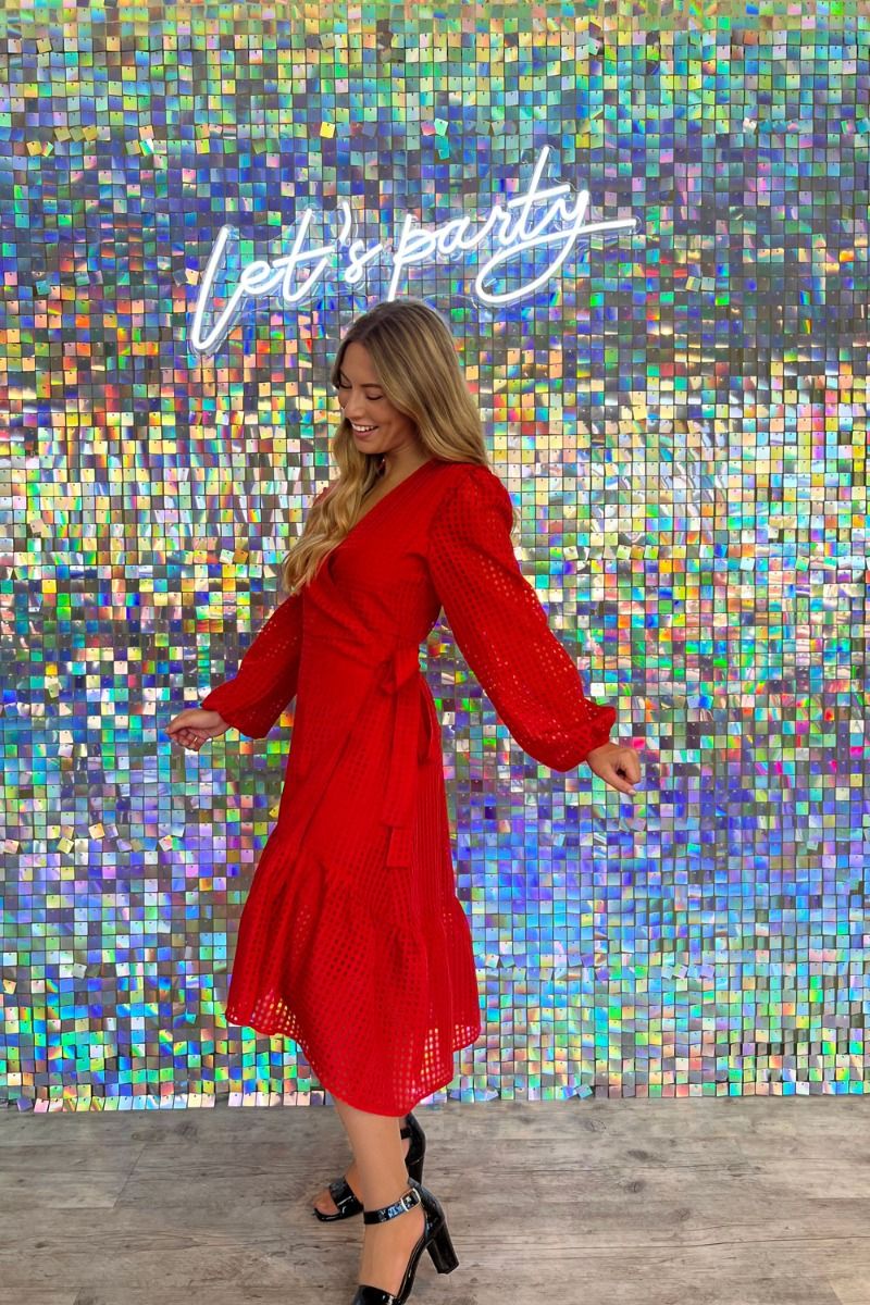 Nümph - Kjole - Nuedele Dress - Molten Lava