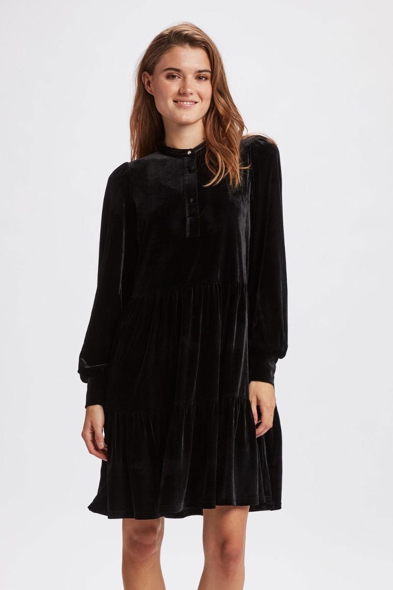 ❤︎ Nümph - Kjole - Nuveda Dress - Caviar