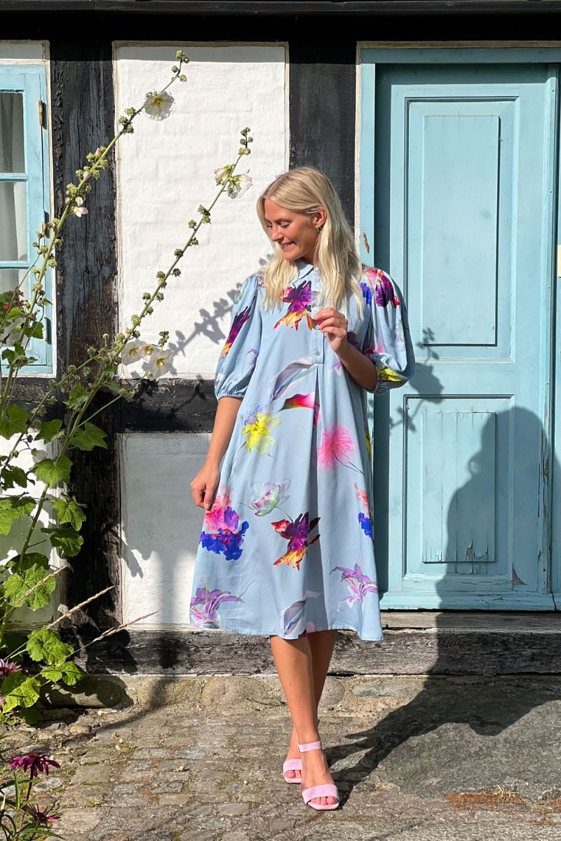 Nümph - Nurita Dress - Blue Fog