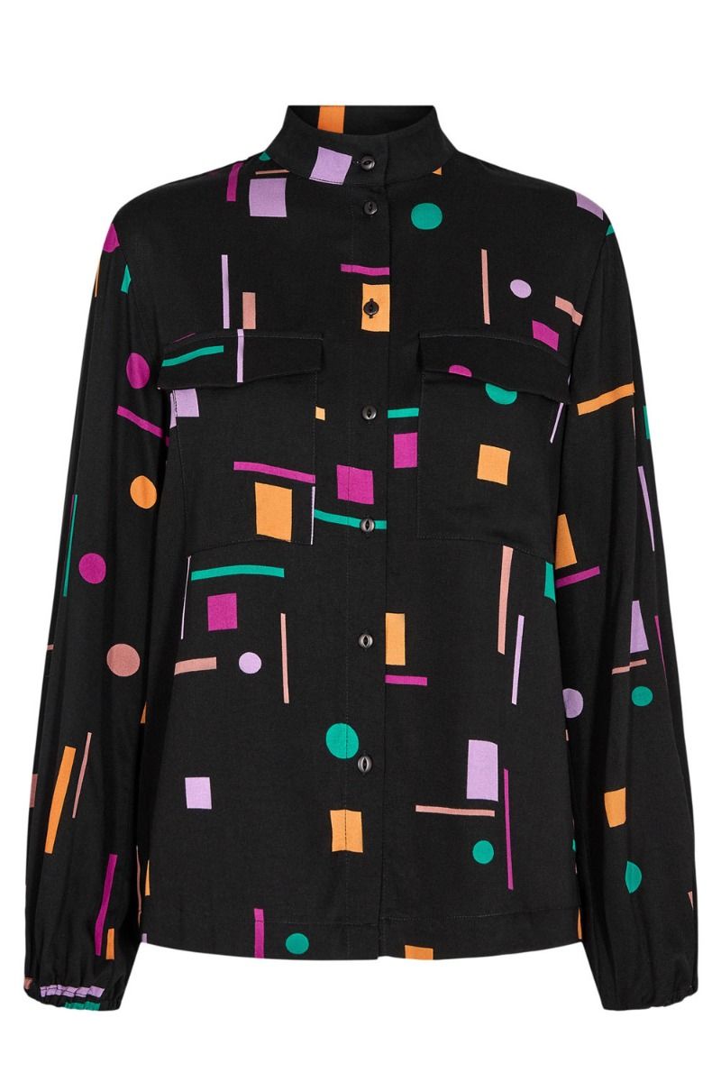 Nümph - Skjorte - Nuwalli Shirt - Caviar