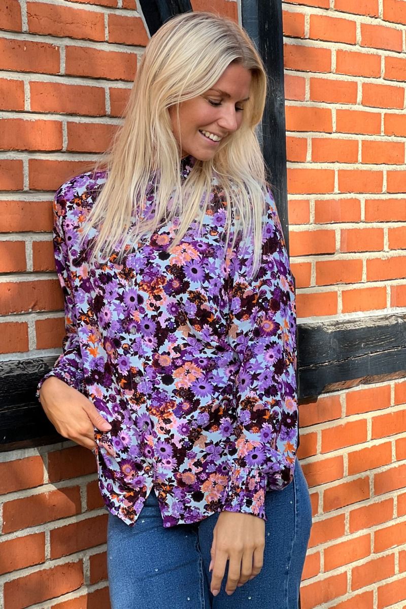 Nümph - Skjorte - Nuwera Shirt - Blue Fog