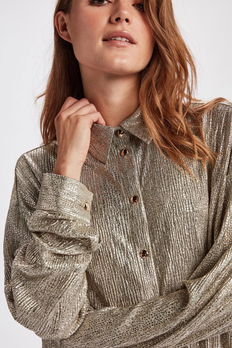 Nümph - Skjorte - Nuydun Shirt - Silver