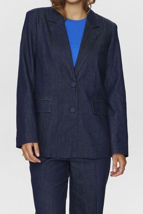 Nümph - Blazer - Nualetta Blazer - Dark Blue Denim