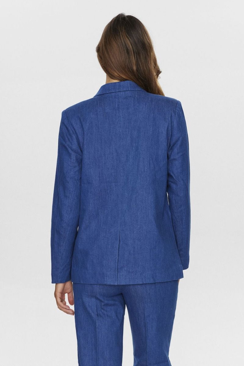 Nümph - Blazer - Nualetta Blazer - Med. Blue Washed Denim