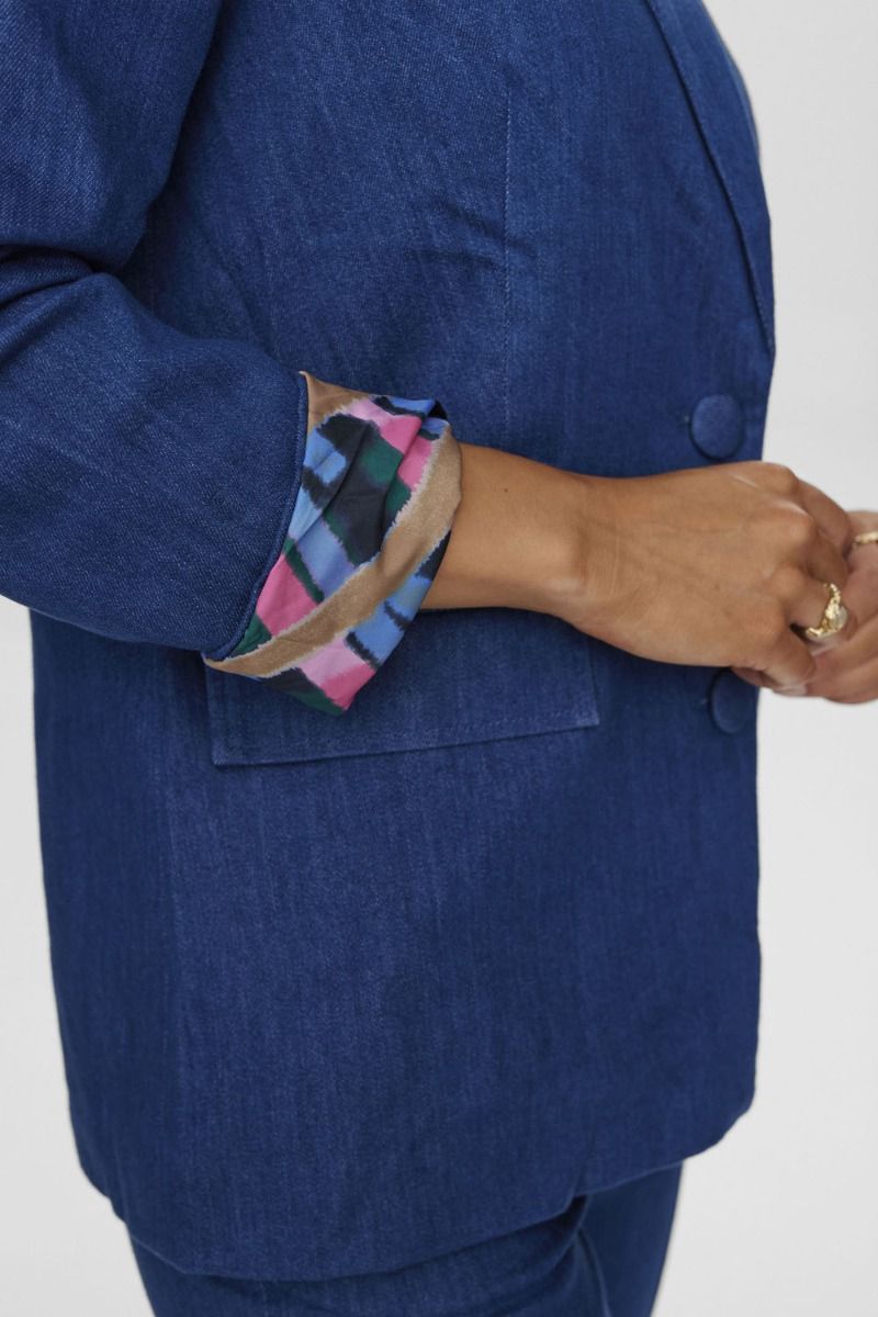 Nümph - Blazer - Nualetta Blazer - Med. Blue Washed Denim