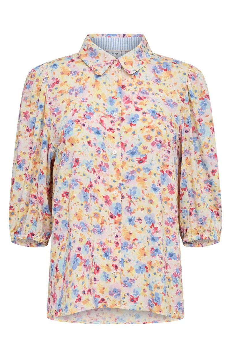 Nümph - Skjorte - Numilena Shirt - Limelight