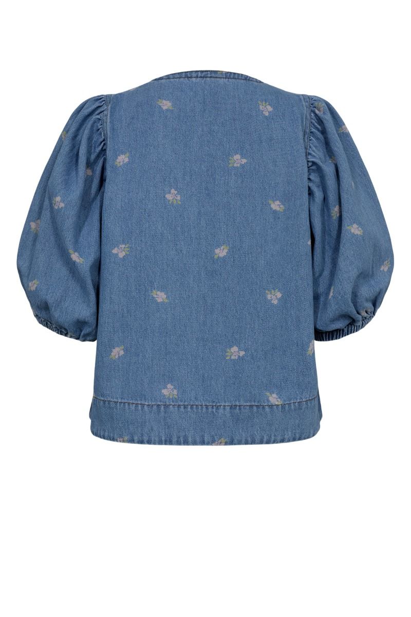 Nümph - Bluse - Nuibiza Blouse - Medium Blue Denim