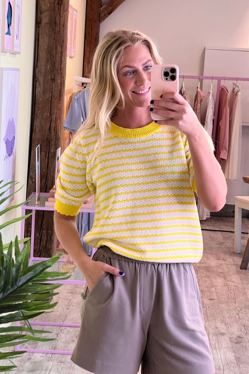 Nümph - Bluse - Numari Pullover - Blazing yellow