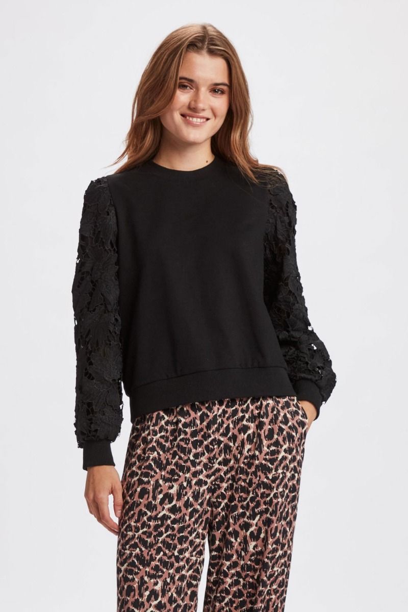 Nümph - Bluse - Nuphillea Sweat - Caviar