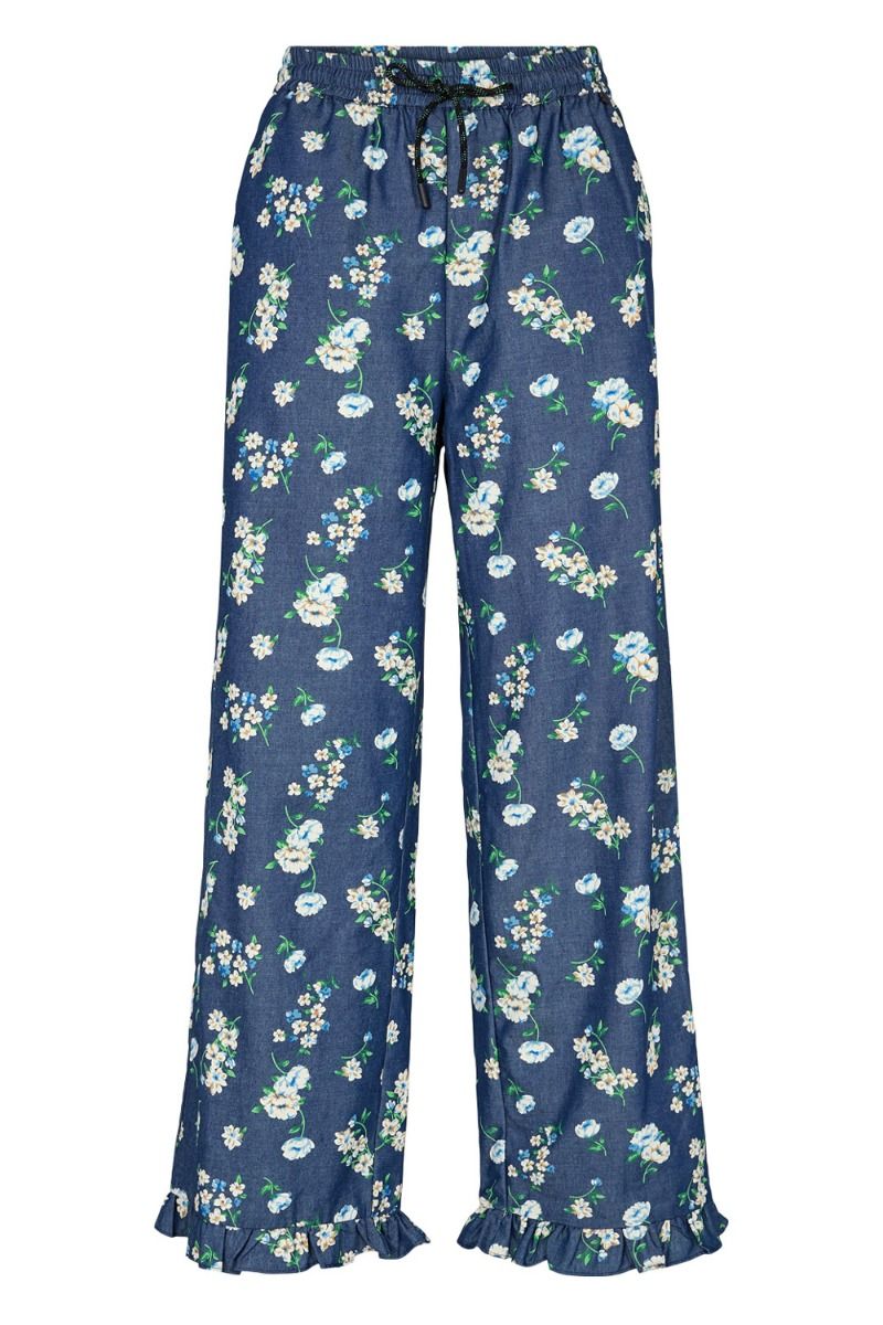 Nümph - Bukser - Nuedelle Pant - Medium Blue Denim