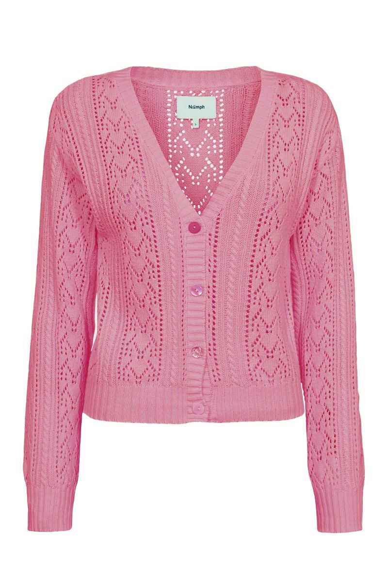 Nümph - Cardigan - Morello Cardigan - Pink Cosmos