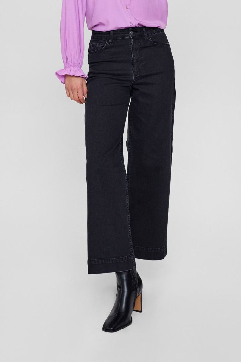 Nümph - Jeans - Nuparis Jeans Cropped - Black Pirate Black