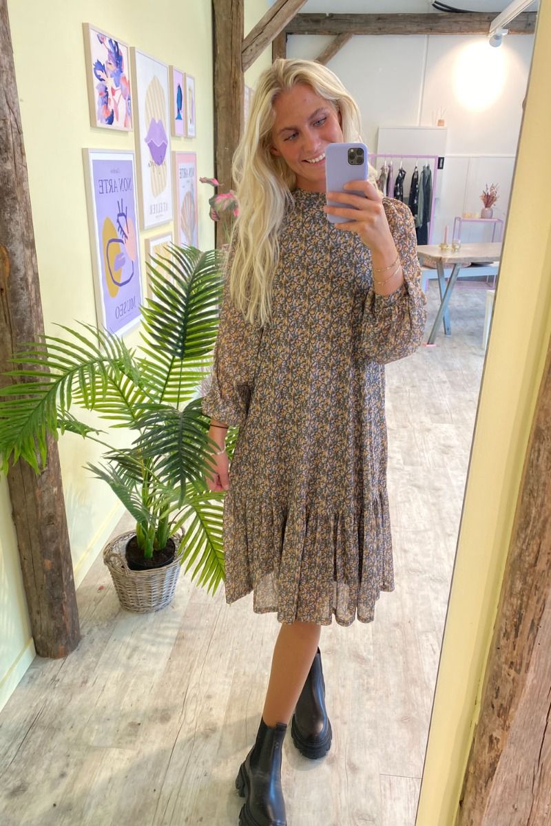 Nümph - Kjole - Beathe Dress - Grape leaf