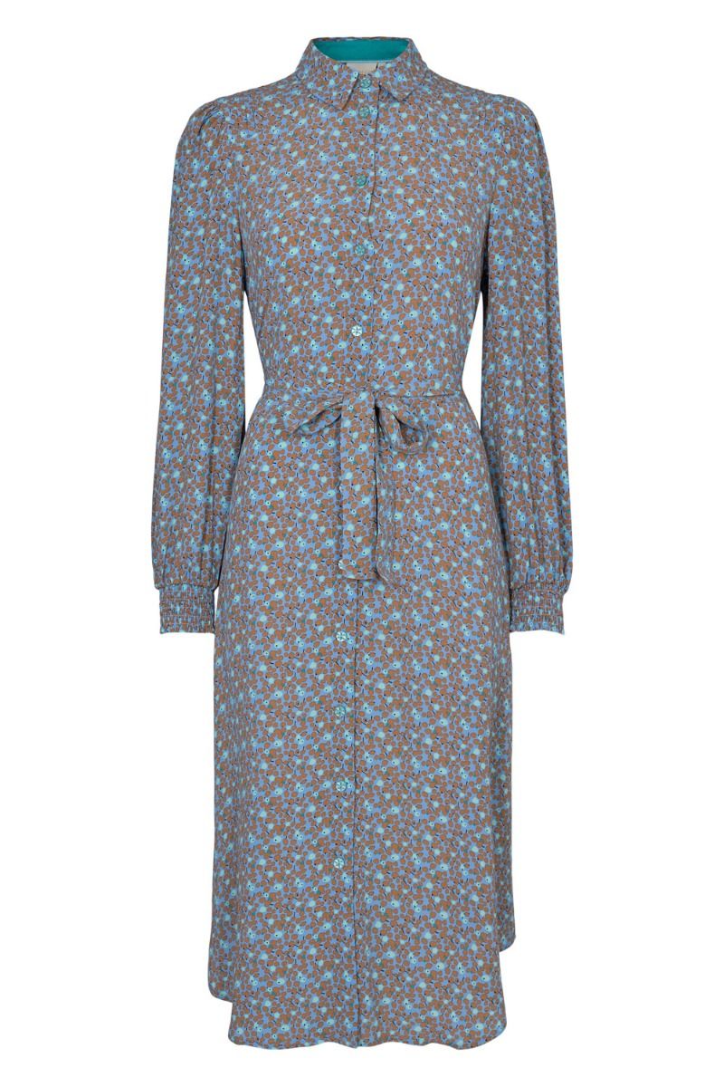 Nümph - Kjole - Nudaru Dress - Della Robbia Blue 