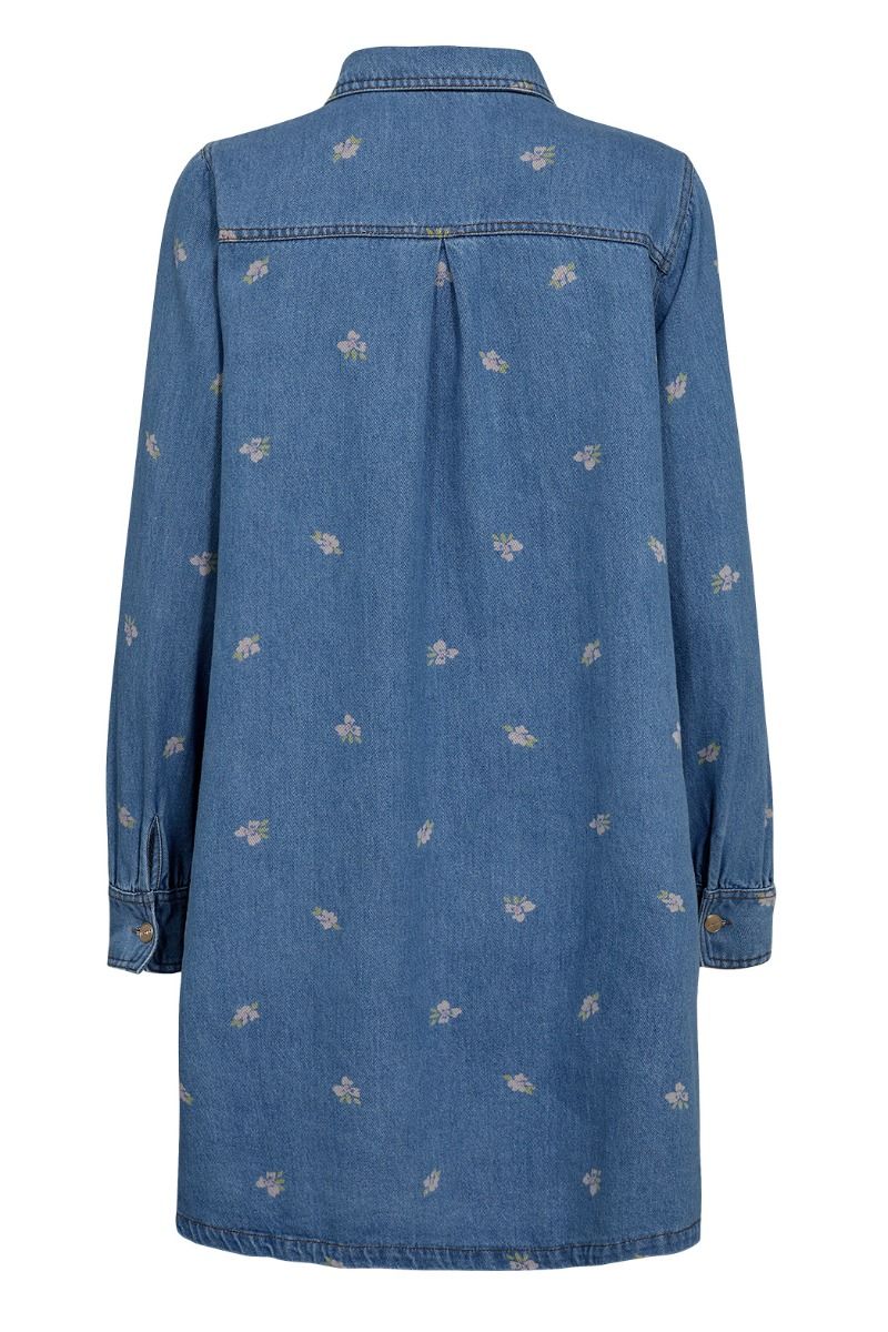 Nümph - Kjole - Ibiza Dress - Medium Blue Denim