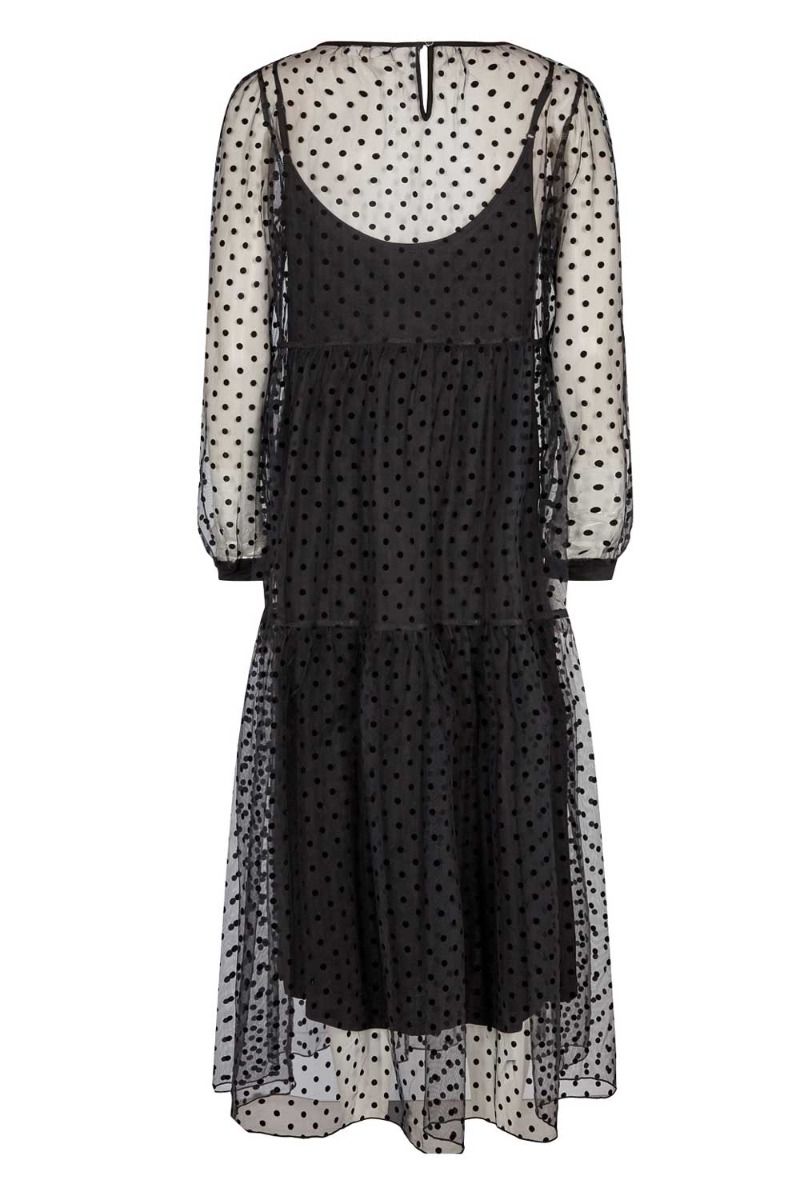 Nümph - Kjole - Nujuliette Dress - Caviar