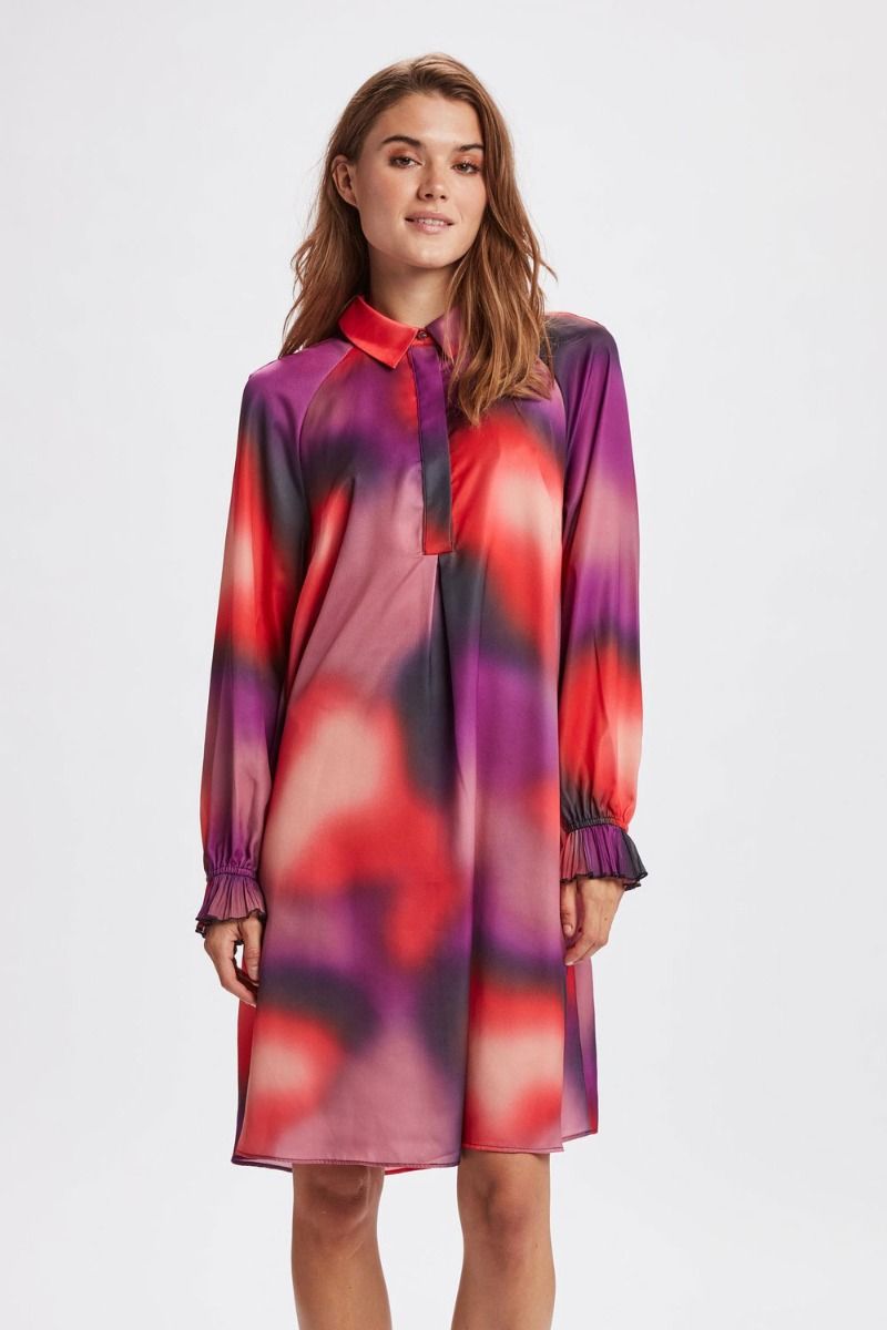 Nümph - Kjole - Nuulrike Dress - Vibrant Orchid